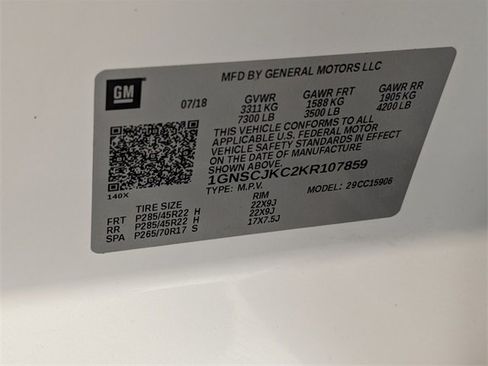 Certified 2019 Chevrolet Suburban Premier image 18