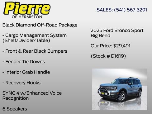 New 2025 Ford Bronco Sport Big Bend image 12