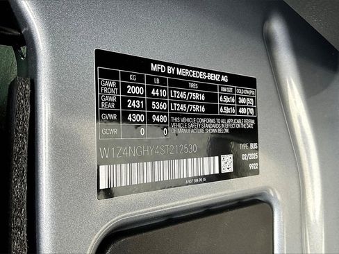 New 2025 Mercedes-Benz Sprinter 2500 image 12