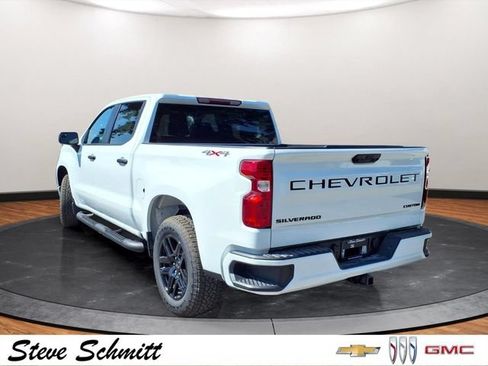 New 2026 Chevrolet Silverado 1500 Custom w/ Turbomax Blackout Package AWD/4WD image 3