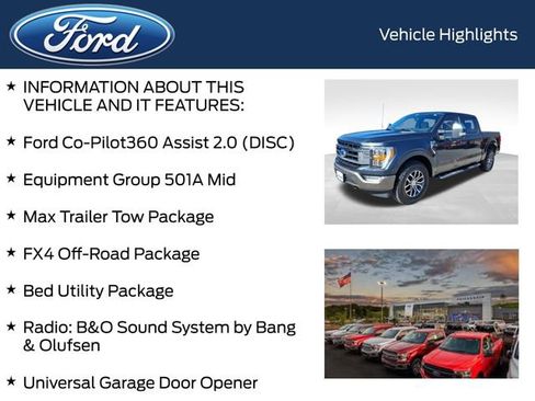 Certified 2022 Ford F150 Lariat w/ Max Trailer Tow Package image 5