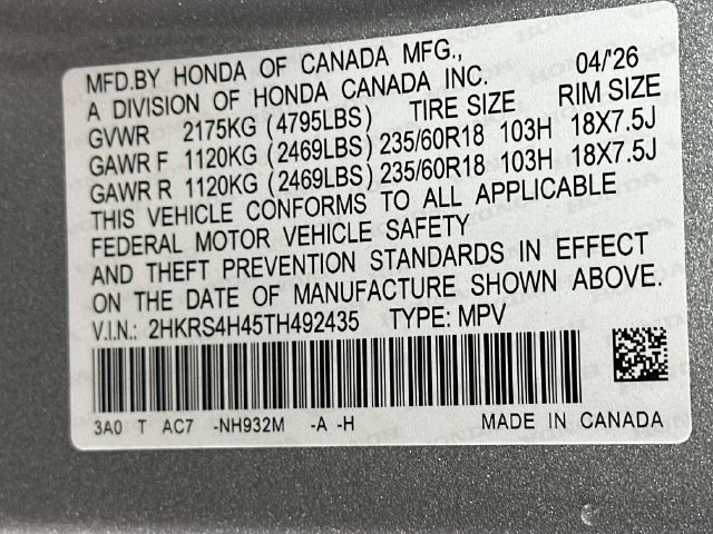 Certified 2026 Honda CR-V EX image 34
