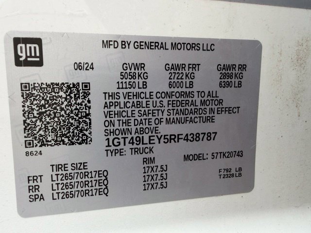 Used 2024 GMC Sierra 2500 Pro w/ Convenience Package AWD/4WD image 40