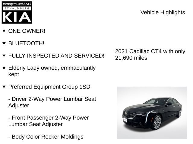 Used 2021 Cadillac CT4 Premium Luxury AWD/4WD image 8