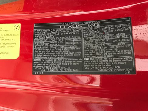 Used 2004 Lexus SC 430 Convertible RWD image 29