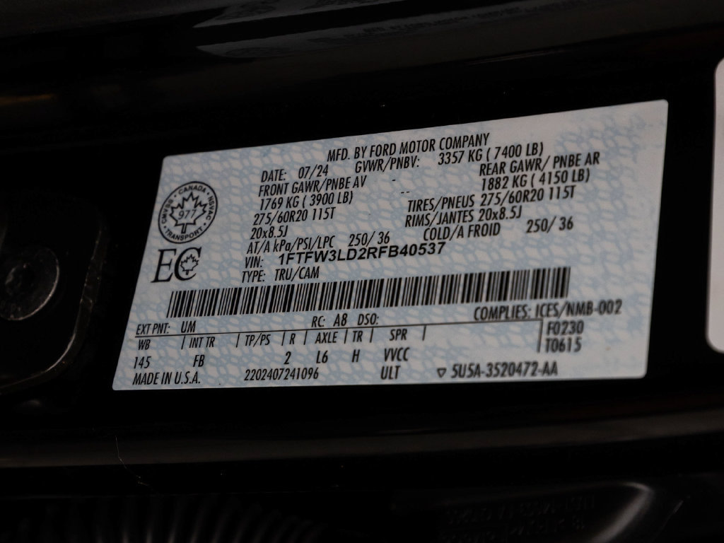 Used 2024 Ford F150 XLT w/ Equipment Group 302A MID AWD/4WD image 16