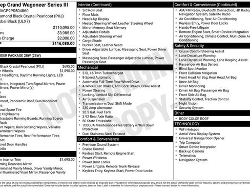 Used 2023 Jeep Grand Wagoneer Series III image 2