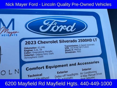 Used 2023 Chevrolet Silverado 2500 LT image 45