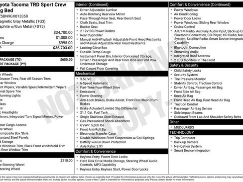 Used 2016 Toyota Tacoma TRD Sport w/ Towing Package image 27