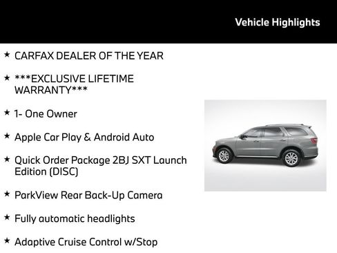 Used 2023 Dodge Durango SXT Launch Edition AWD/4WD image 5
