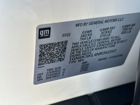 Used 2022 Chevrolet Tahoe Premier AWD/4WD image 39
