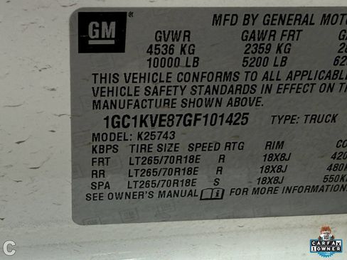 Used 2016 Chevrolet Silverado 2500 LT w/ LT Convenience Package AWD/4WD image 24