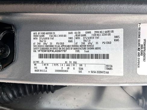 Used 2020 Ford F150 XLT w/ Equipment Group 302A Luxury image 19