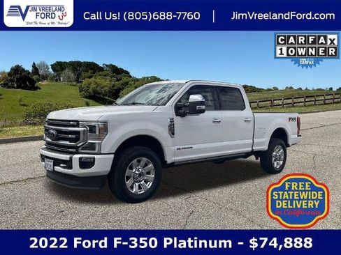 Certified 2022 Ford F350 Platinum w/ FX4 Off-Road Package image 1