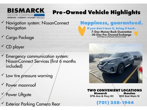 Used 2023 Nissan Murano Platinum w/ Cargo Package AWD/4WD image 9
