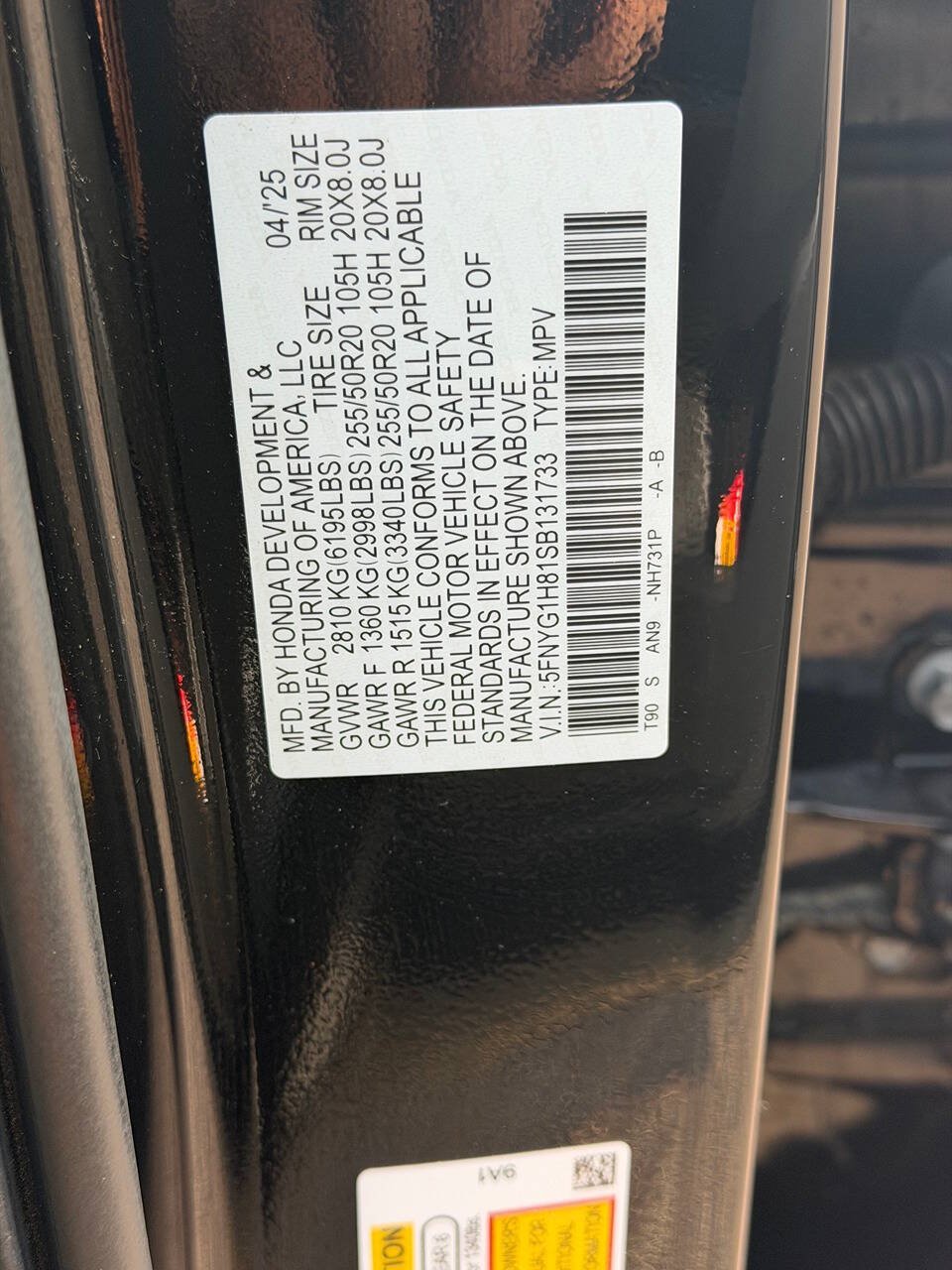 Used 2025 Honda Pilot Elite image 25