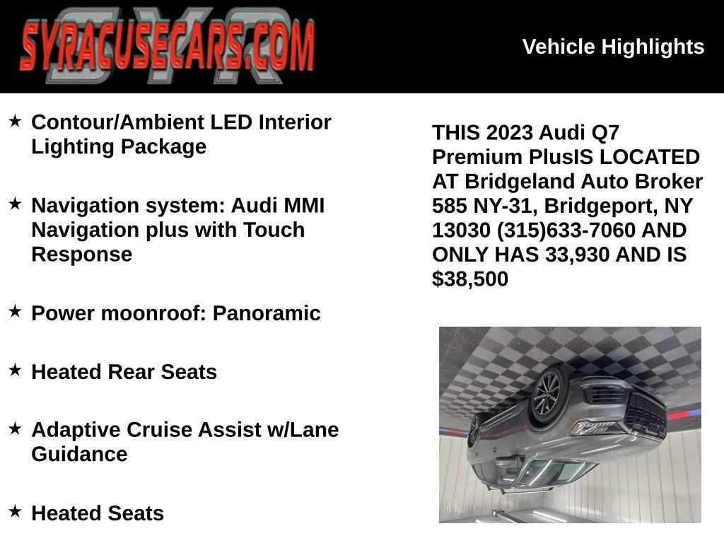 Used 2023 Audi Q7 3.0T Premium Plus w/ Premium Plus Package AWD/4WD image 5