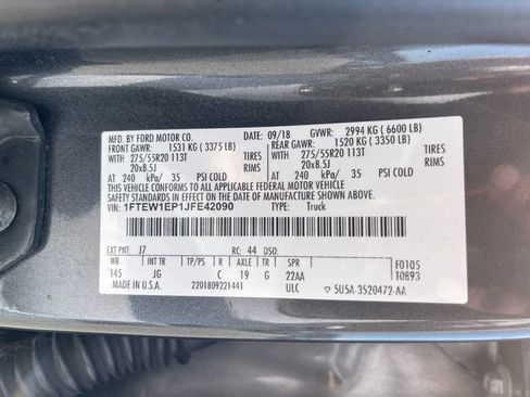 Used 2018 Ford F150 XL w/ Equipment Group 101A Mid AWD/4WD image 23