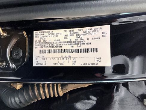 Used 2019 Ford F150 Raptor w/ Equipment Group 802A Luxury image 66