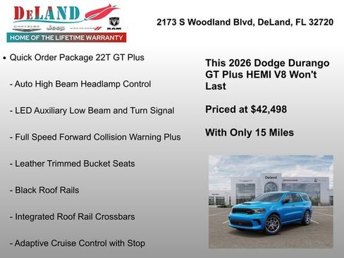 New 2026 Dodge Durango GT image 19