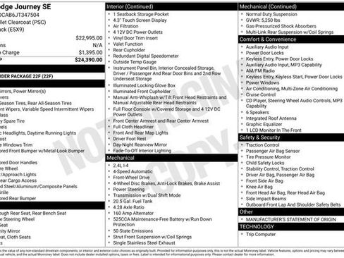 Used 2018 Dodge Journey SE image 32