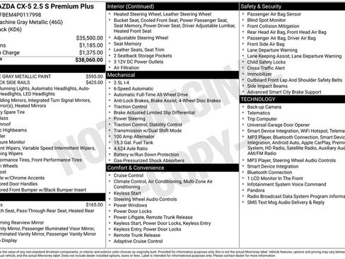 Used 2023 MAZDA CX-5 AWD 2.5 S w/ Premium Plus Pkg image 25