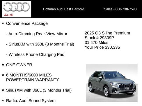 Used 2025 Audi Q3 2.0T Premium AWD/4WD image 12