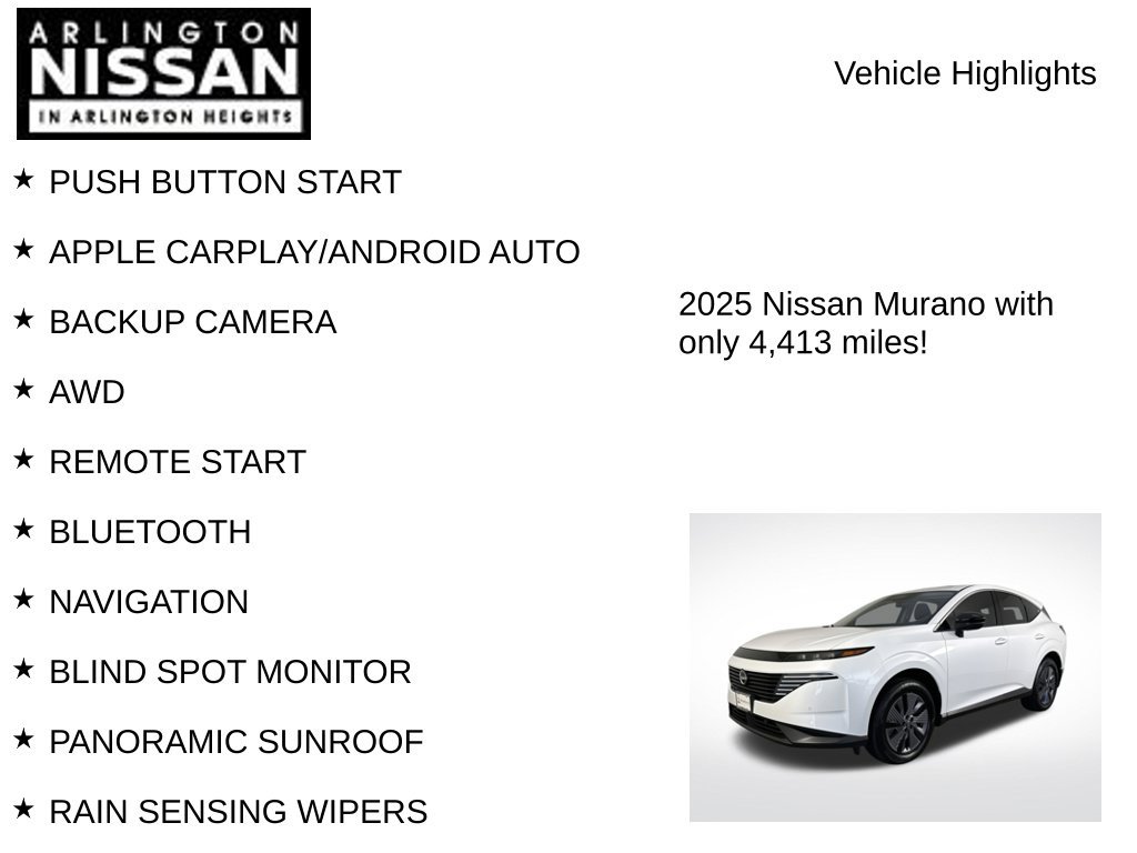 Certified 2025 Nissan Murano SL AWD/4WD image 8