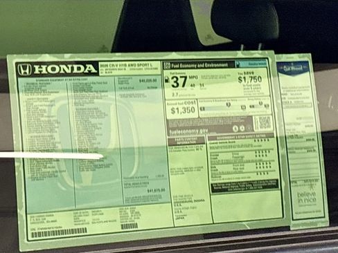 New 2026 Honda CR-V Sport-L image 24