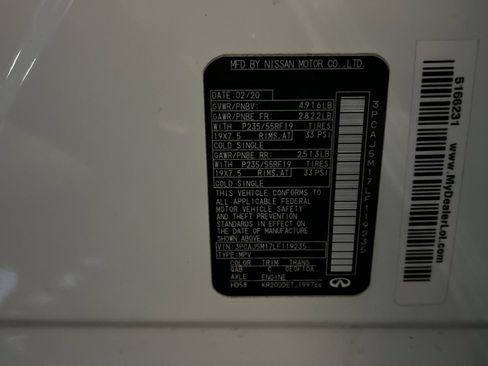 Used 2020 INFINITI QX50 Luxe w/ Navigation Package image 35