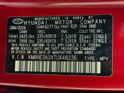New 2026 Hyundai Kona Limited FWD image 50