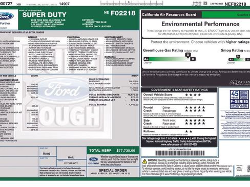 Used 2022 Ford F250 Lariat w/ Tremor Off-Road Package AWD/4WD image 15