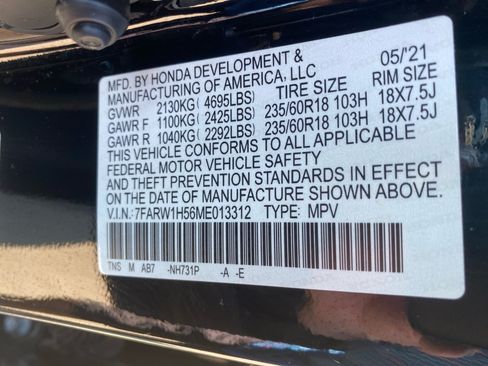 Used 2021 Honda CR-V EX image 39