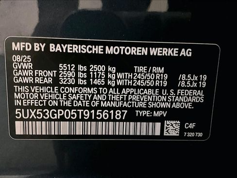 Used 2026 BMW X3 xDrive30i w/ Convenience Package AWD/4WD image 33