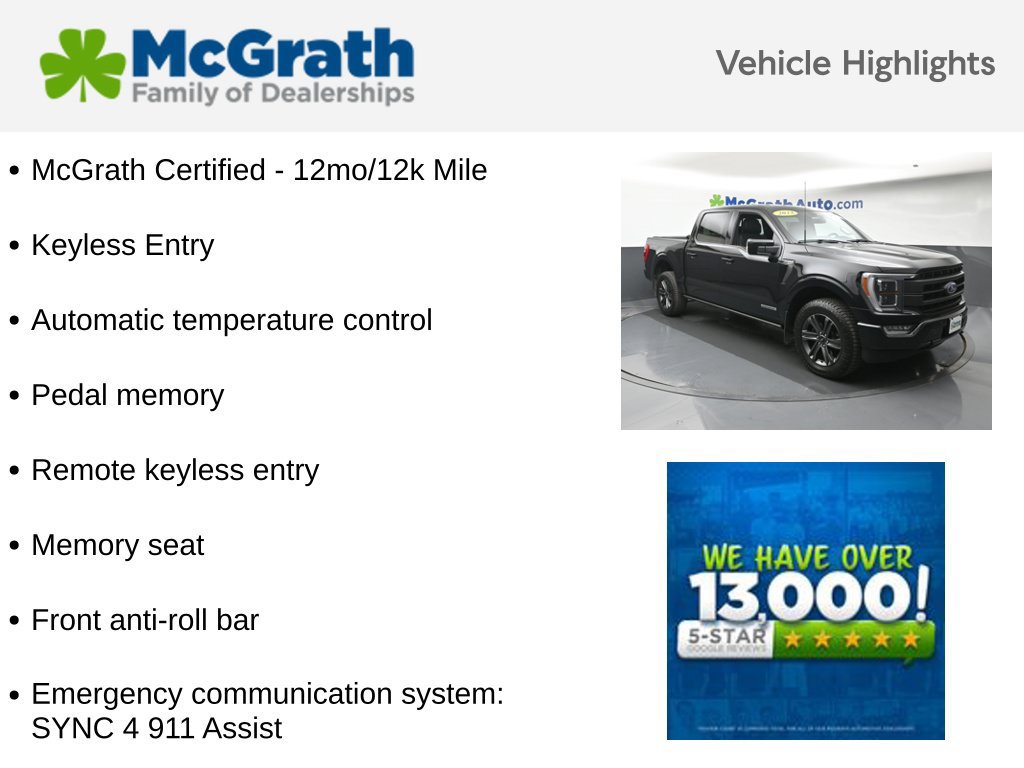 Used 2023 Ford F150 Lariat w/ Equipment Group 502A High AWD/4WD image 6