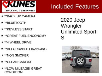 Used 2020 Jeep Wrangler Unlimited Sport S