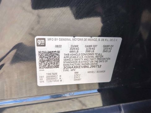 Used 2022 Chevrolet Equinox LT FWD image 33