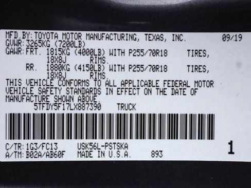 Used 2020 Toyota Tundra SR5 w/ SR5 Upgrade Package image 46