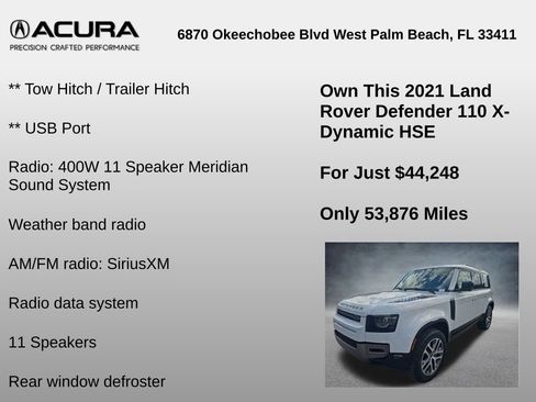 Used 2021 Land Rover Defender 110 X-Dynamic HSE image 24