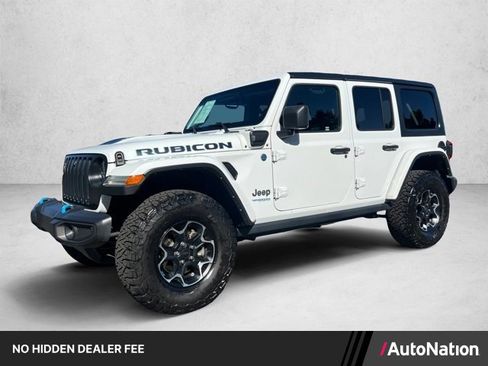 Used 2022 Jeep Wrangler Unlimited Rubicon 4xe w/ Cold Weather Group AWD/4WD image 1