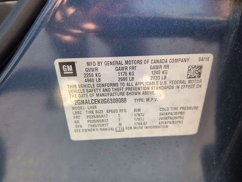 Used 2016 Chevrolet Equinox LT w/ Convenience Package image 30