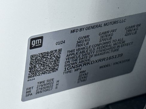 Certified 2024 Chevrolet Tahoe RST w/ Luxury Package image 36