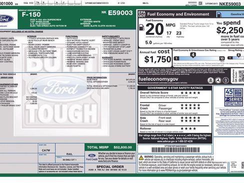 Certified 2022 Ford F150 XLT w/ Trailer Tow Package AWD/4WD image 3