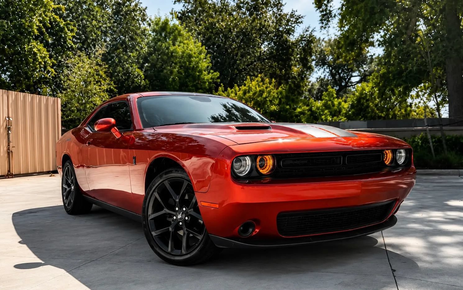 Used 2021 Dodge Challenger SXT w/ Blacktop Package RWD image 1