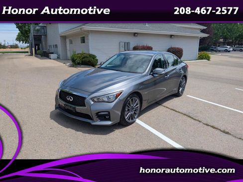 Used 2016 INFINITI Q50 Red Sport 400 AWD/4WD image 1