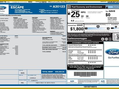 Used 2016 Ford Escape Titanium w/ Equipment Group 301A