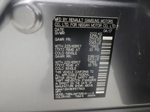 Used 2017 Nissan Rogue SV AWD/4WD image 33