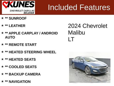 Used 2024 Chevrolet Malibu LT image 3