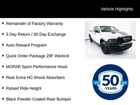 Used 2022 RAM 1500 Classic Warlock w/ Warlock All Terrain Package image 7