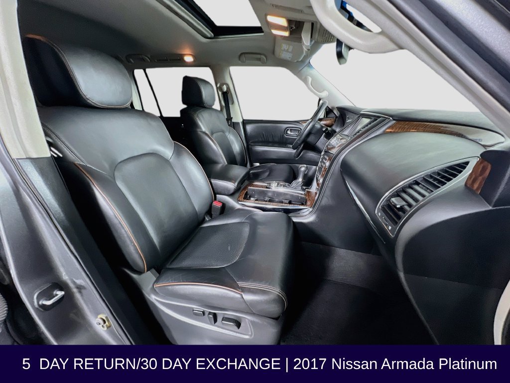 Used 2017 Nissan Armada Platinum w/ Interior Lighting Package AWD/4WD image 37